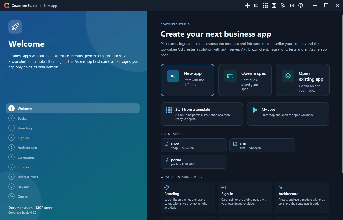 Coworkee Studio: a new app