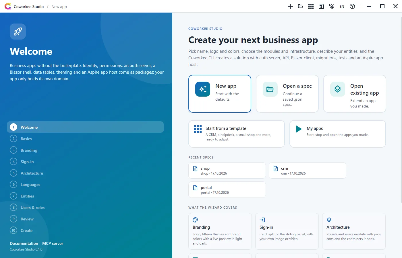 Coworkee Studio: a new app